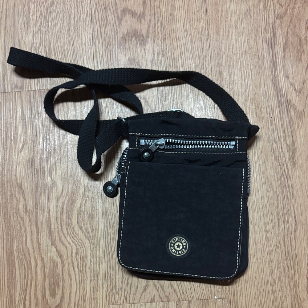 Kipling Black Belt Bag for Men